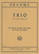 Trio In E Flat Major, Op. 40 : For Violin, Horn (Or Viola Or Violoncello) and Piano.