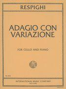 Adagio Con Variazioni : For Violoncello and Piano.