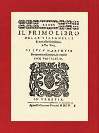 Villanelle Et Arie Alla Napolitana A Tre Voci.