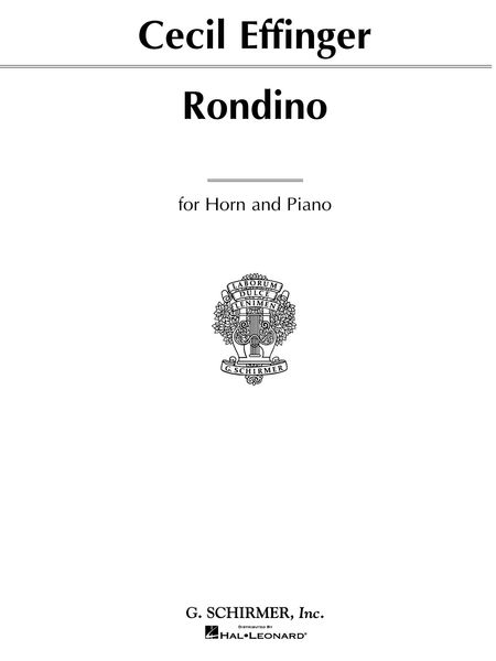 Rondino : For Horn and Piano.