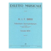 Sonaten Fidicinium Sacro-Profanum : For Strings and Continuo - Sonatas 3 and 4.