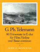 Trio Sonata No. 80, In E Major (Essercizii Musici) : For Flute, Violin and Continuo.