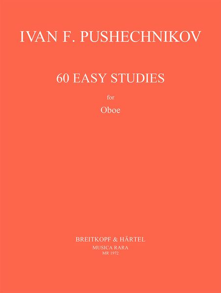 60 Easy Studies : For Oboe.