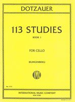 113 Studies For Violoncello, Vol. I.