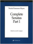 Complete Sonatas, Part 1 / edited by Lowell E. Lindgren.