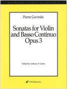 Sonatas (6), Op. 3 : For Violin and Continuo.