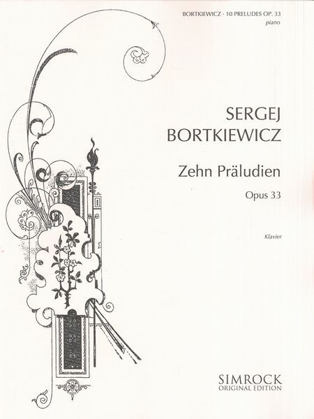 10 Preludes, Op. 33 : For Piano Solo / Original Edition.