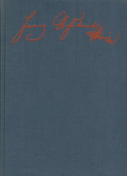 Franz Schuberts Werke In Abschriften : Liederalben und Sammlungen.