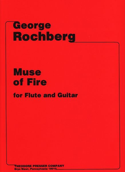 Muse Of Fire : For Flute And Guitar.