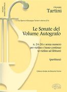Sonate Del Volume Autografo, N. 24-26 : Per Violino E Basso Continuo.