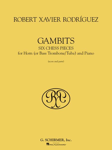 Gambits : Six Chess Pieces For Horn and Piano.