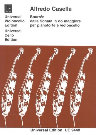 Bourree Dalla Sonata In Do Maggiore : For Cello and Piano.
