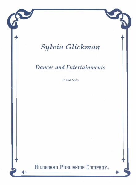 Dances And Entertainments : Piano Solo.