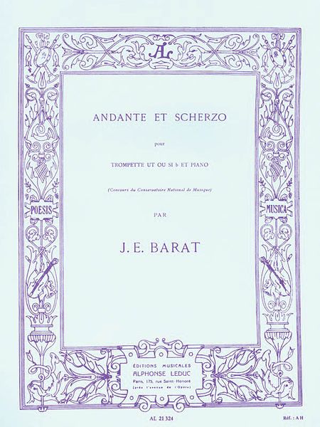 Andante Et Scherzo : For Trumpet In C Or B Flat and Piano.