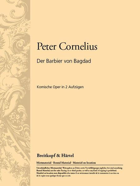 Barbier von Bagdad [German/English] : Comic Opera In Two Acts.