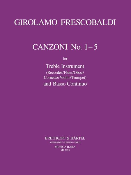 Canzone 1-5 : For Flute and Continuo.
