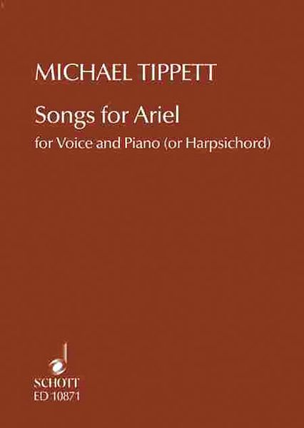 Songs For Ariel : For Voice and Piano.