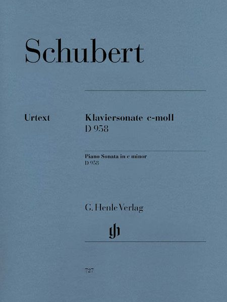 Sonata In C Minor, D. 958 : For Piano / edited by Paul Mies.