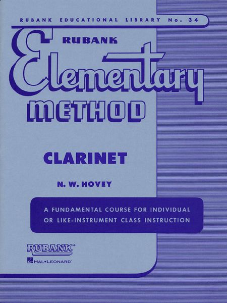 Rubank Elementary Method : For Clarinet.