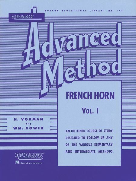 Rubank Advanced Method : For Horn, Vol. 1.
