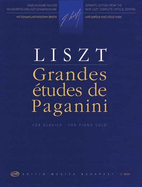 Grandes Etudes De Paganini : For Piano.