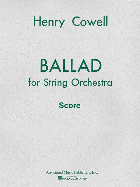 Ballad : For String Orchestra (1954).