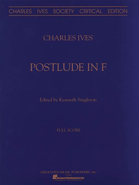 Postlude In F : For Orchestra.