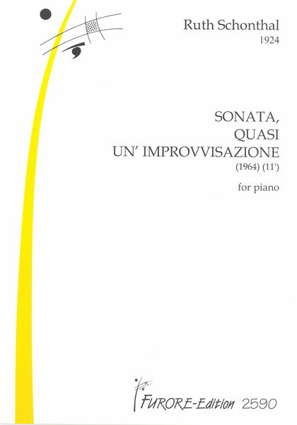 Sonata, Quasi Un' Imrpovvisazione : For Piano (1964).