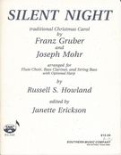 Silent Night : arr. For Flute Choir, Bass Clarinet, String Bass, With Optional Harp.