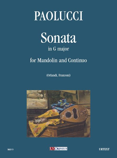 Sonata In Sol Maggiore : Per Mandolino E Basso Continuo.