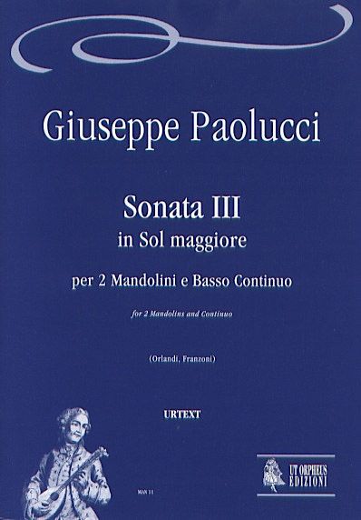 Sonata III In Sol Maggiore : Per 2 Mandolini E Basso Continuo.
