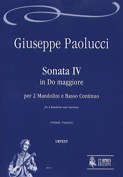 Sonata IV In Do Maggiore : Per 2 Mandolini E Basso Continuo.