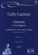 Concerto In Sol Maggiore : Per Mandolino, Archi E Basso Continuo.