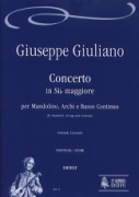 Concerto In Si Bemole Maggiore : Per Mandolino, Archi E Basso Continuo.