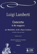 Concerto In Re Maggiore : Per Mandolino, Archi E Basso Continuo - Piano reduction.