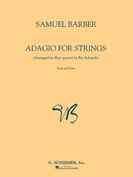 Adagio For Strings : For Flute Quartet / arranged by Rie Schmidt.