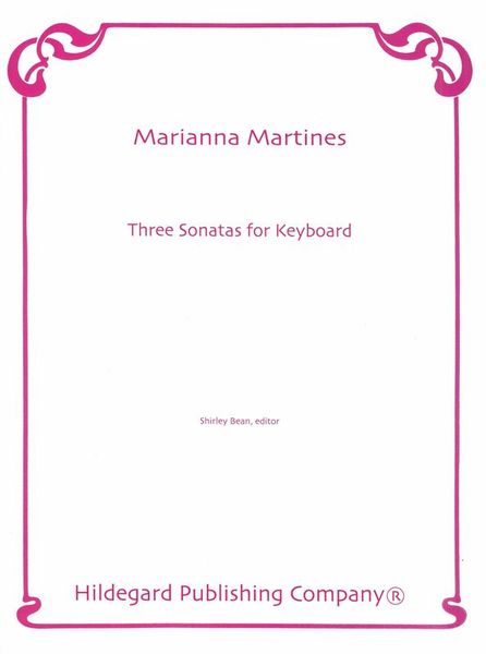 Three Sonatas : For Piano / Performance Edition By Shirley Bean.