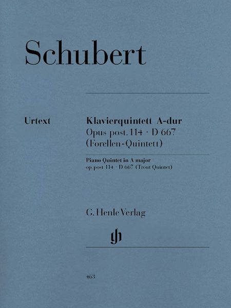 Quintett Für Klavier, Violine, Viola, Violoncello und Kontrabass, Op. P. 114, D667.