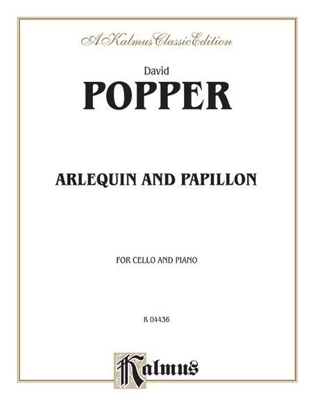 Arlequin and Papillon : For Cello and Piano.