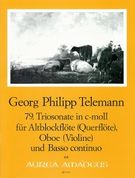 Trio Sonata In C Minor, No. 79 : Für Altblockflöte (Flute), Oboe (Violin) und Basso Continuo.