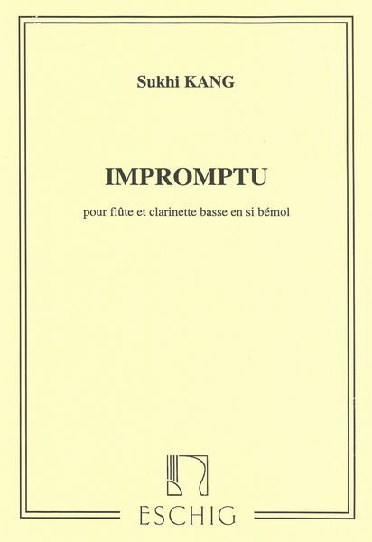 Impromptu : Pour Flute Et Clarinette Basse En Si Bemol (1994).