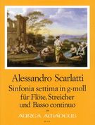 Sinfonia Settima In G-Moll : Für Flöte, Streicher und Basso Continuo.