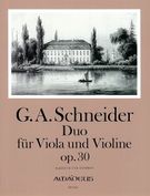 Duo Op. 30 : Für Viola Solo und Violine.
