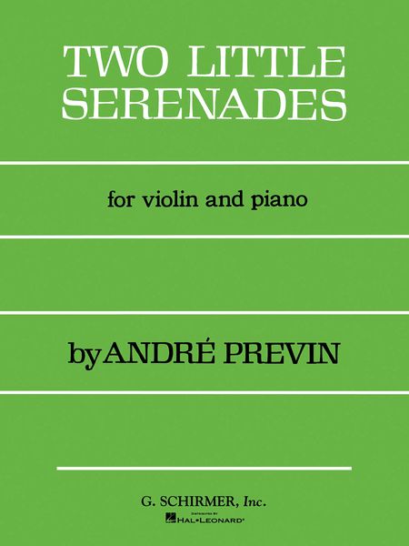 2 Little Serenades : For Violin and Piano.