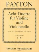 Acht Duette Für Violine und Violoncello, Band 2 : 5-8.