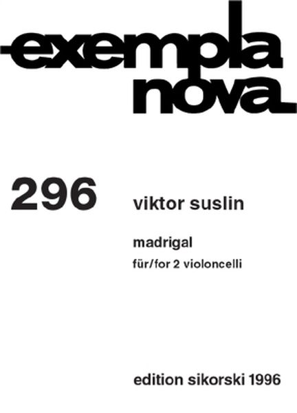Madrigal : For 2 Celli (1998).