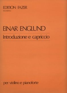 Introduzione E Capriccio : Per Violino E Pianoforte.