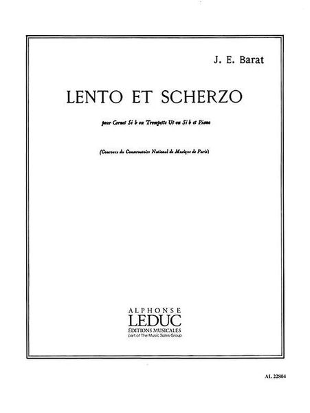 Lento Et Scherzo : For Trumpet In C Or Cornet and Piano.