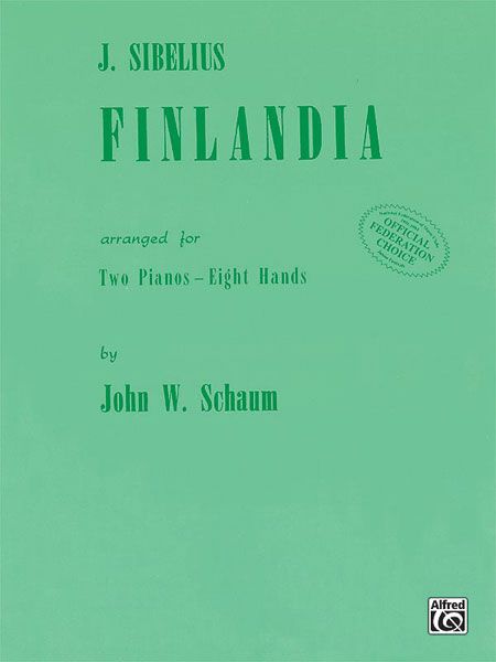 Finlandia : For 2 Pianos / 8 Hands.