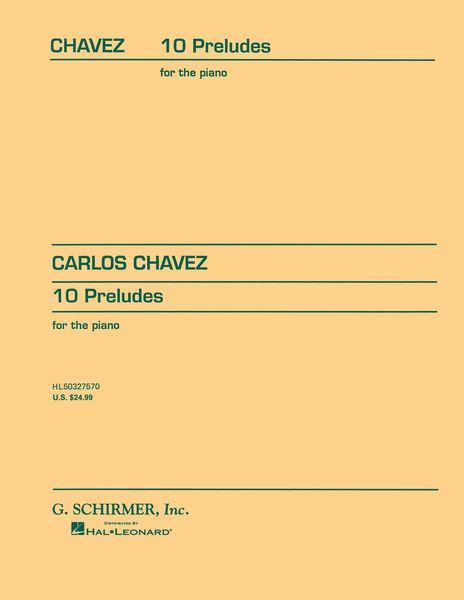 10 Preludes : For Piano.